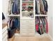 Organized closet featuring built-in shelving and drawers for efficient storage at 3180 Lee Dr, Buford, GA 30518