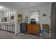 Updated kitchen with gray cabinets, stainless steel appliances, and wood-look flooring at 892 Wayland Ct, Smyrna, GA 30080