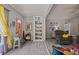 Comfortable living room with built-in shelving, wood laminate flooring, and a welcoming atmosphere at 892 Wayland Ct, Smyrna, GA 30080