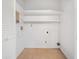 Large pantry with shelving provides plenty of storage at 162 Riverchase Dr, Woodstock, GA 30188
