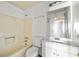 A bathroom featuring a tub, toilet, and vanity at 5445 Mallard Trl, Lithonia, GA 30058