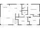 Floor plan showing layout of rooms, including the kitchen, living room, bedrooms, and bathrooms at 1583 Nantahalla Ne Ct, Atlanta, GA 30329