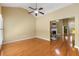 Living room with hardwood floors, fireplace, and abundant natural light at 3219 Abbott Dr # 5, Powder Springs, GA 30127