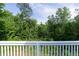 Private deck provides serene view of the surrounding nature at 4219 David Austin Ct, Snellville, GA 30039