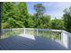 Spacious deck surrounded by lush greenery, perfect for outdoor enjoyment at 4219 David Austin Ct, Snellville, GA 30039