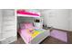 Charming bedroom featuring stylish bunk beds and whimsical decor at , Atlanta, GA 30349