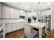 Stylish kitchen with stainless steel appliances, granite countertops and a convenient island for dining at , Atlanta, GA 30349
