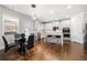 Bright kitchen featuring stainless steel appliances, granite countertops, and a center island with barstool seating at , Atlanta, GA 30349