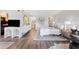 Well-lit main bedroom offering a glimpse into the kitchen and bathroom at 1150 Collier Nw Rd # D20, Atlanta, GA 30318