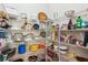 Walk-in pantry with wire shelving filled with food and cooking supplies at 2434 Soft Maple St, Atlanta, GA 30360