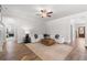 Comfortable living room with stylish decor, plush seating, and lots of natural light at 4060 Andover Cir, Mcdonough, GA 30252