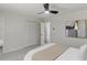 Spacious main bedroom with walk-in closet and neutral paint at 4912 Bayside Ct, Stone Mountain, GA 30088