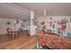 Open-concept living area with hardwood floors, decorative accents, and ample natural light, perfect for Gathering gatherings at 510 Pineland Sw Rd, Mableton, GA 30126