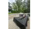 Deck area featuring covered furniture and nice surroundings at 6860 Parkway Dr, Lithonia, GA 30058