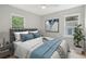 Relaxing bedroom with soft lighting, plush bedding, and neutral colors at 789 Third St, Stone Mountain, GA 30083