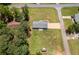 Aerial view of home featuring a sprawling yard and mature trees at 70 Heritage Way, Covington, GA 30016