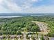 Scenic aerial view of a community surrounded by lush trees, showcasing a two-story home at 251 Parc Dr, Canton, GA 30114
