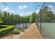 Community tennis courts surrounded by lush greenery and a fence at 251 Parc Dr, Canton, GA 30114