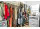 A walk-in closet with organized clothing racks and shelves at 2744 Bell Se Dr, Smyrna, GA 30080