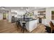 Spacious kitchen with a large island, stainless steel appliances, and modern finishes, perfect for entertaining at 638 Medford Se Pl, Smyrna, GA 30080