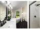 This main bathroom has a shower, a soaking tub, and double sinks at 638 Medford Se Pl, Smyrna, GA 30080