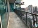 Private balcony with ample space to relax and take in the scenery at 1080 Peachtree Ne St # 2915, Atlanta, GA 30309
