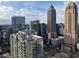 Breathtaking cityscape view highlighting numerous modern skyscrapers at 1080 Peachtree Ne St # 2915, Atlanta, GA 30309