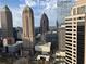 Stunning high-rise city view showcasing prominent downtown buildings at 1080 Peachtree Ne St # 2915, Atlanta, GA 30309