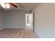 Neutral bedroom with a carpeted floor and an open door revealing access to the rest of the house at 3 Roving Hills Cir, Cartersville, GA 30121