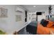 Relaxing basement bedroom with closet, outdoor access, and stylish decor at 445 Brownell Ave, Scottdale, GA 30079