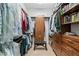 Custom walk-in closet with shelving, drawers, and ample storage space at 829 Christopher Rd, Sharpsburg, GA 30277