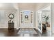 Bright and welcoming foyer with elegant floors, and stylish decor at 1972 Clovercroft Rd, Acworth, GA 30101