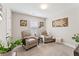 Cozy sitting room featuring two plush recliners and stylish decor at 1972 Clovercroft Rd, Acworth, GA 30101