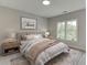 Peaceful bedroom with two windows, an area rug, wood nightstands, and a cozy bed at 7620 Breeze Bay Rd, Cumming, GA 30041