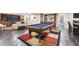 Finished basement with a pool table, bar area, and ample seating, perfect for recreation and entertaining guests at 2460 Due West Nw Cir, Kennesaw, GA 30152