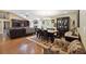 Spacious living area featuring an open floor plan, with dining, sitting, and living room at 2460 Due West Nw Cir, Kennesaw, GA 30152