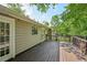 Elevated back deck offers a peaceful view, with ample room for outdoor furniture and entertaining at 4035 Woodbridge Ct, Powder Springs, GA 30127