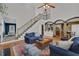 Spacious living area with high ceilings, hardwood floors, and an open floor plan at 3305 Millwater Xing, Dacula, GA 30019