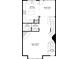 Detailed floor plan showing kitchen, dining area, Gathering room, bath, pantry, hall and foyer at 2513 Friar Tuck Se Ln # 1, Atlanta, GA 30339