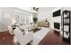 Bright living room boasts a fireplace, neutral palette, and large windows at 2513 Friar Tuck Se Ln # 1, Atlanta, GA 30339