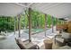 Back porch with outdoor furniture and a view of the lawn at 2535 Hampton Trl, Cumming, GA 30041
