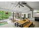 Outdoor patio features a grilling area, dining space and comfortable seating perfect for entertaining at 2535 Hampton Trl, Cumming, GA 30041