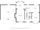 First floor plan showing the kitchen, Gathering room, garage and living room at 3078 Milford Chase Sw, Marietta, GA 30008