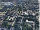 Aerial view showcasing the neighborhood and the location of the property near downtown at 108 Vine Sw St, Atlanta, GA 30314
