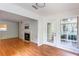 Living room showcases hardwood floors, fireplace and access to the patio at 307 Berkeley Woods Dr, Duluth, GA 30096
