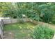 Spacious fenced-in backyard with lush green grass and surrounded by mature trees, perfect for outdoor activities at 2995 Aspen Ridge Ct, Snellville, GA 30078