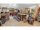 Spacious workshop with storage shelves, cabinets, workbench, and plenty of room for projects at 4504 Reva Ne Way, Marietta, GA 30066