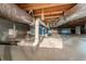 Crawl space featuring pipes, sealed walls and joists at 218 Ward Rd, Ellenwood, GA 30294
