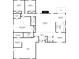 Detailed floor plan showcasing the layout of the home's rooms and features at 6350 Mozart Dr, Riverdale, GA 30296