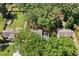 Aerial view of a backyard showcasing a deck and green space at 1489 Kolb Ridge Sw Dr, Marietta, GA 30008